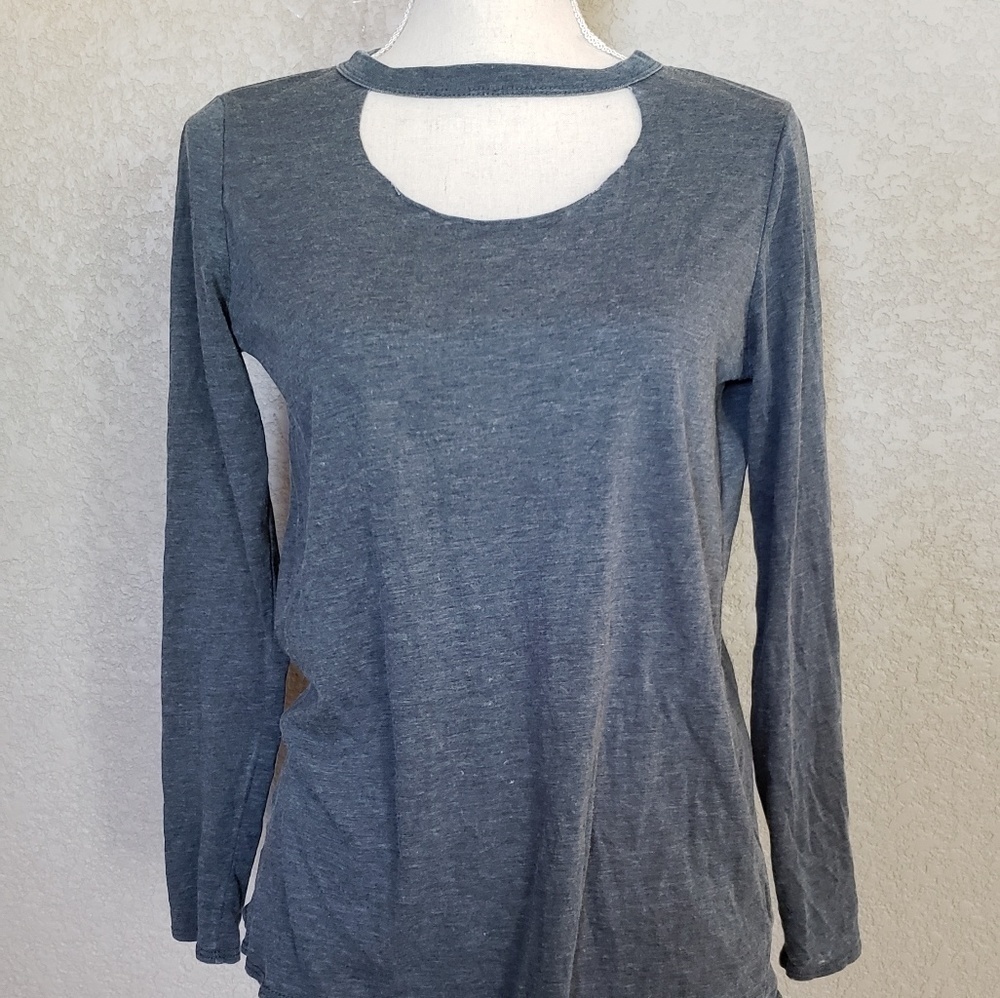 Chaser long sleeve burnout tee